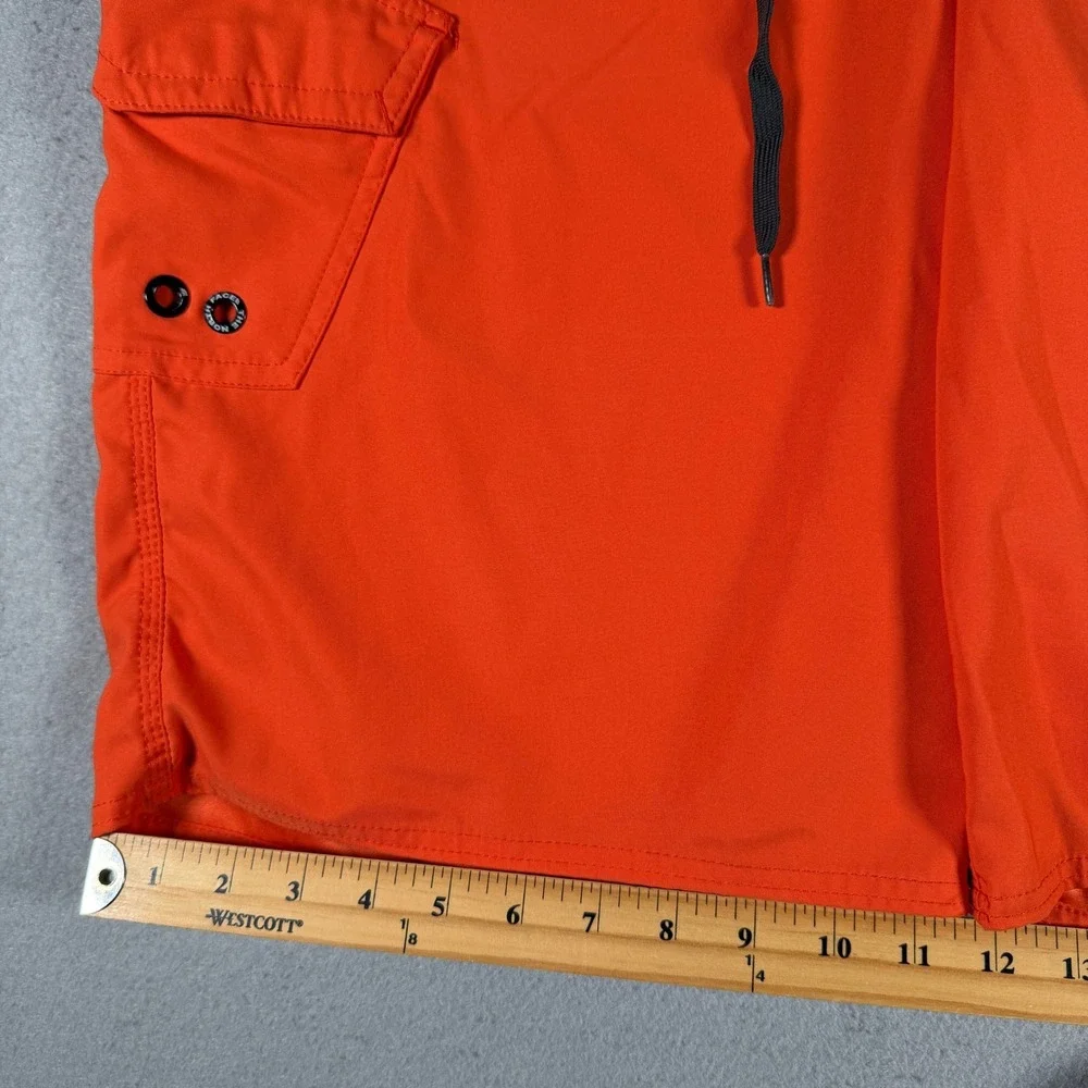 The North Face Mens Orange‎ Board Shorts Swim Trunks Size 38 A1YJ S13